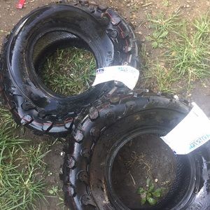 Four wheeler tires they are 22 8 10’s